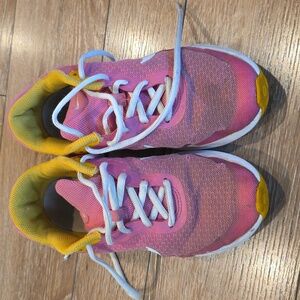 Nike Kids Sneakers in Pink and Yellow